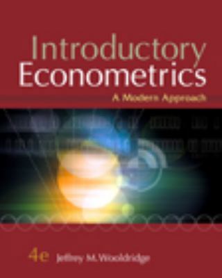 Introductory Econometrics: A Modern Approach [W... 0324581629 Book Cover