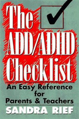 The Add / ADHD Checklist: An Easy Reference for... 013762395X Book Cover