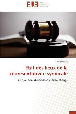 Etat Des Lieux de la Représentativité Syndicale [French] 3841739350 Book Cover