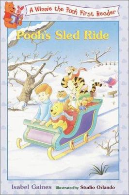 Pooh's Sled Ride (Disney First Readers) 0736411593 Book Cover