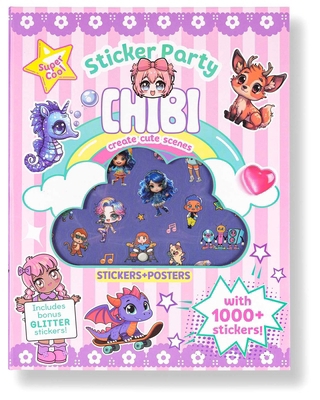 Chibi Sticker Party B0DKD4NRBN Book Cover