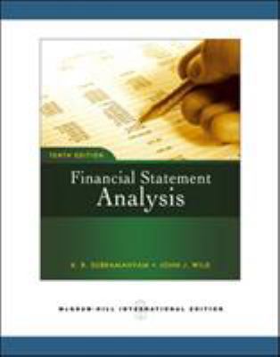 Financial Statement Analysis. 0071263926 Book Cover