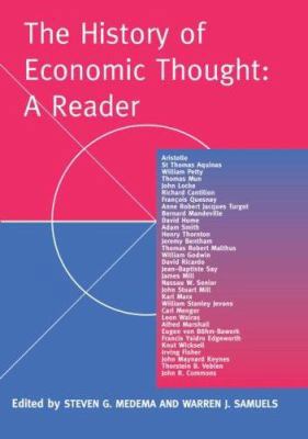 The History of Economic Thought: A Reader 0415205514 Book Cover
