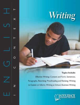 Writing- English in Context 1616514019 Book Cover