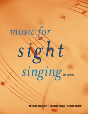 Music for Sight Singing 0495505005 Book Cover