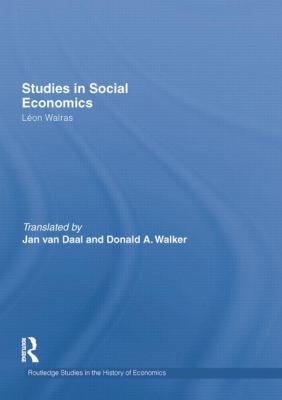 Studies in Social Economics 113801320X Book Cover