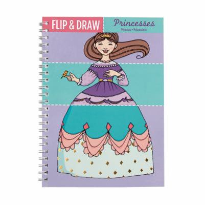 Princesses Flip and Draw B07NQ86WB6 Book Cover