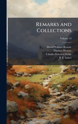 Remarks and Collections 1024111512 Book Cover