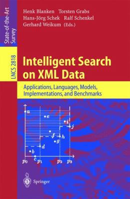 Intelligent Search on XML Data: Applications, L... 3540407685 Book Cover
