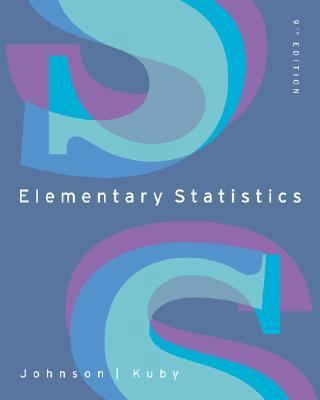 Elementary Statistics [With CDROM and Infotrac] 0534399150 Book Cover