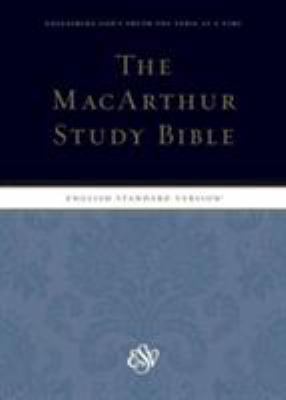 MacArthur Study Bible-ESV 1433504006 Book Cover