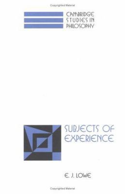 Subjects of Experience 0521475031 Book Cover