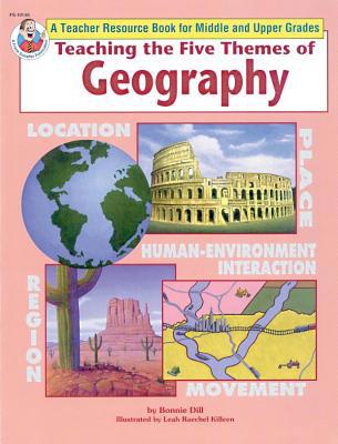 Teaching the Five Themes of Geography, Middle a... 0867345713 Book Cover
