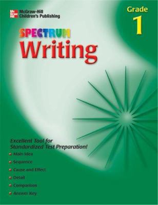 Spectrum Writing, Grade 1 1561899313 Book Cover