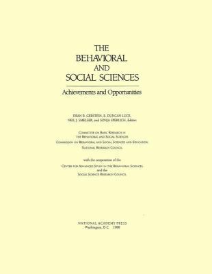 The Behavioral and Social Sciences: Achievement... 0309037492 Book Cover