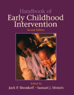 Handbook of Early Childhood Intervention 0521585732 Book Cover