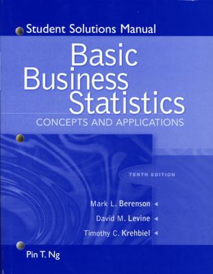 Student Solutions Manual for Basic Business Sta... 0131852035 Book Cover