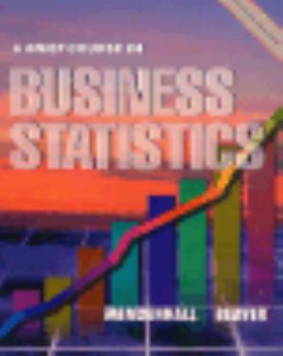 Brief Course in Business Statistics 0534252907 Book Cover