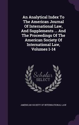 An Analytical Index To The American Journal Of ... 1348052872 Book Cover