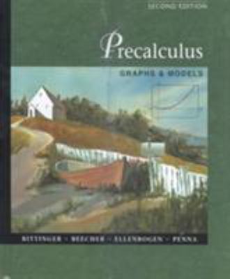 Precalculus: Graphs and Models with Graphing Ca... 020170403X Book Cover
