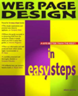 WEB PAGE DESIGN IN EASY STEPS 1840780398 Book Cover