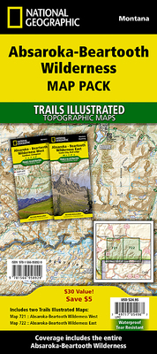 Absorka-Beartooth Wilderness [Map Pack Bundle] 156695892X Book Cover