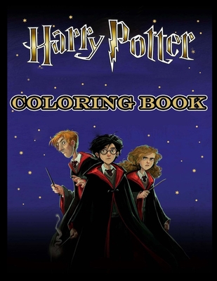 Harry Potter Coloring Book: For Adults And Kids B08JLHQNPT Book Cover