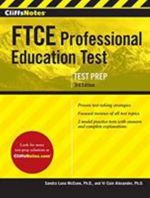 Cliffsnotes FTCE Professional Education Test, 3... 0544230582 Book Cover