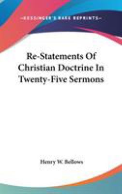 Re-Statements Of Christian Doctrine In Twenty-F... 0548152330 Book Cover