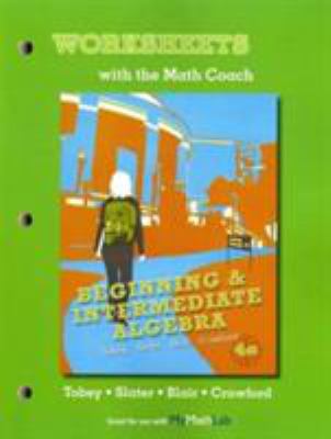 Worksheets with the Math Coach for Beginning & ... 0321780558 Book Cover