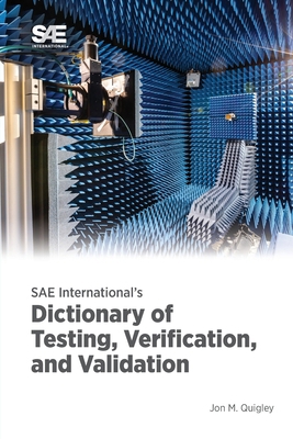 SAE International's Dictionary of Testing, Veri... 1468605909 Book Cover