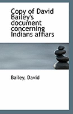 Copy of David Bailey's Document Concerning Indi... 1113261439 Book Cover