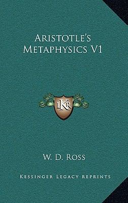 Aristotle's Metaphysics V1 1164514350 Book Cover