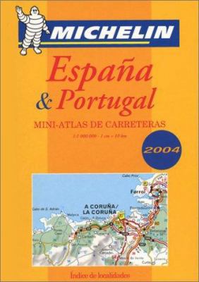 Michelin Espana & Portugal Mini Atlas (Spanish ... [Spanish] 2067105213 Book Cover
