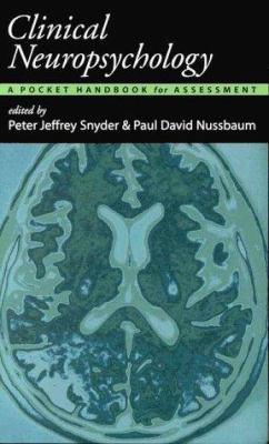 Clinical Neuropsychology: A Pocket Handbook for... 1557985146 Book Cover
