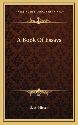 A Book Of Essays 1163363650 Book Cover