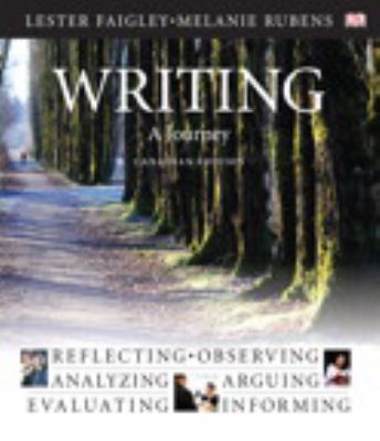 Writing: A Journey, Canadian Edition with MyCan... 0321698436 Book Cover