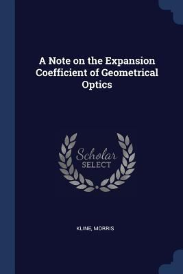 A Note on the Expansion Coefficient of Geometri... 1377026078 Book Cover