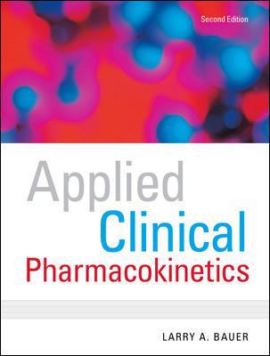 Applied Clinical Pharmacokinetics 0071476288 Book Cover