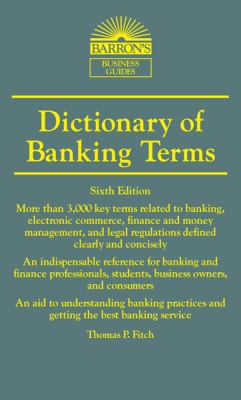 Dictionary of Banking Terms B00A2PJV8U Book Cover