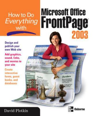 How to Do Everything with Microsoft Office Fron... 007222973X Book Cover