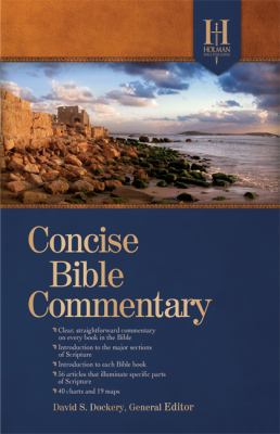 Holman Concise Bible Commentary 0805495460 Book Cover