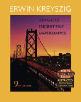 Advanced Engineering Mathematics, 9th Edition 0471728977 Book Cover