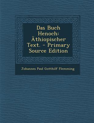 Das Buch Henoch: Athiopischer Text. [German] 1294473654 Book Cover