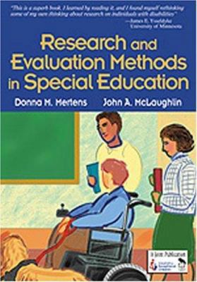 Research and Evaluation Methods in Special Educ... 0761946535 Book Cover