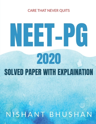 Neet Pg 2020 Solved Paper with Explaination B09NNVLCF6 Book Cover
