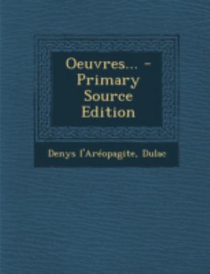 Oeuvres... [French] 1293482390 Book Cover