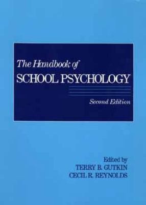 The Handbook of School Psychology 0471011819 Book Cover