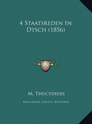 4 Staatsreden In Dtsch (1856) [German] 1169485243 Book Cover