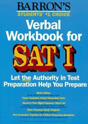 Verbal Workbook for SAT I 0812096401 Book Cover